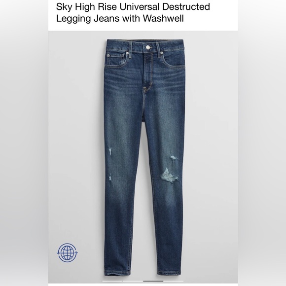 GAP Denim - NWOT 12/31 R sky high universal legging jeans